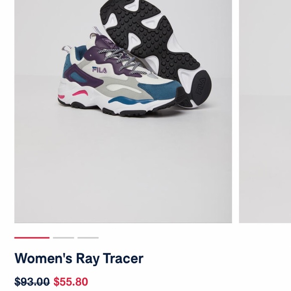 FILA women’s RAY TRACER sneaker, size 7 - Picture 11 of 14